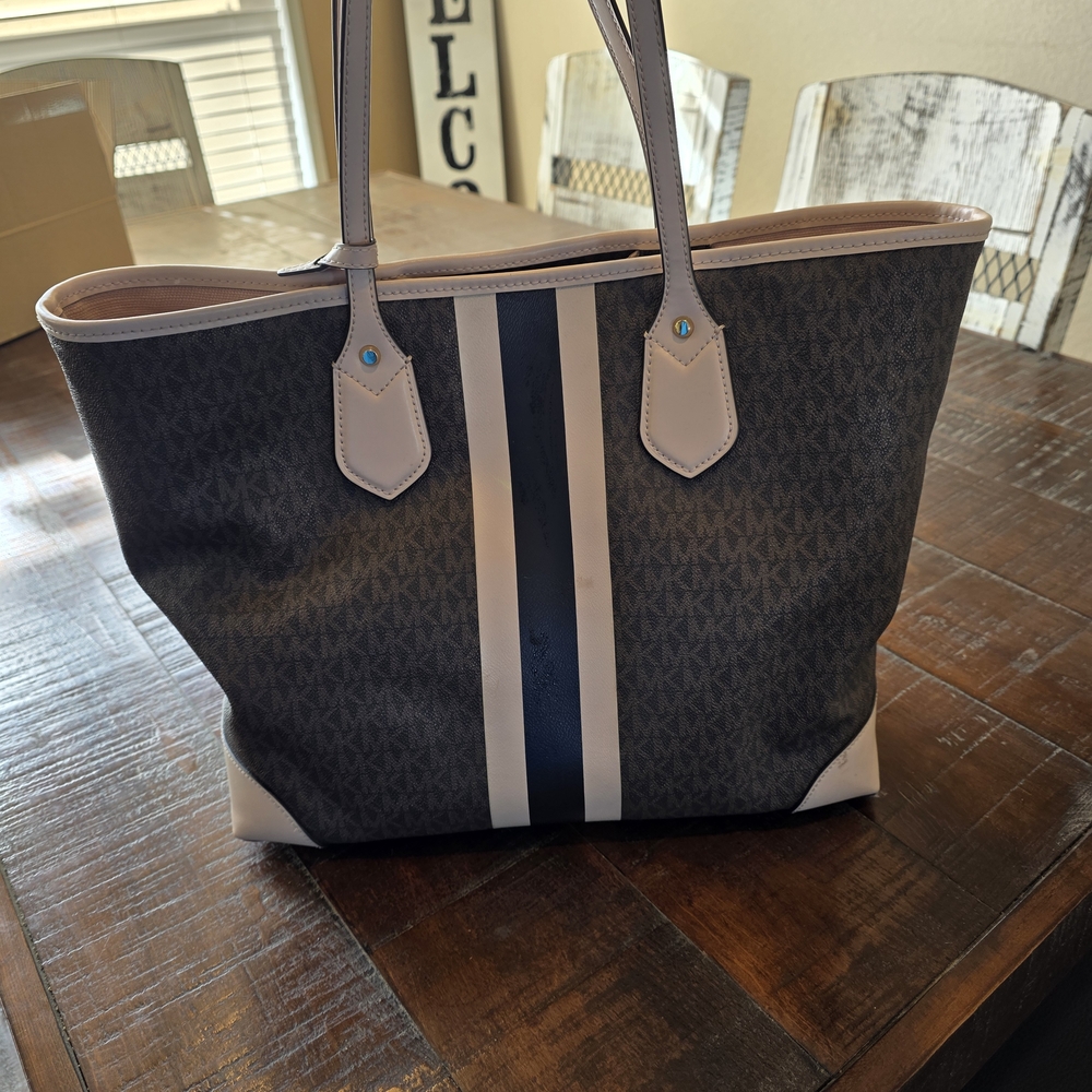Michael Kors Gray and Pink Tote Bag Set - Picture 3 of 8